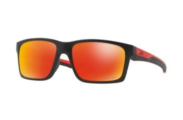 Image of Oakley Mainlink OO9264 Progressive Prescription Sunglasses OO9264-926426-57 - Lens Diameter 57 mm, Frame Color Matte Black