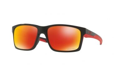 Image of Oakley Mainlink OO9264 Progressive Prescription Sunglasses, 57mm, Polished Black, OO9264-926435-57-PRO