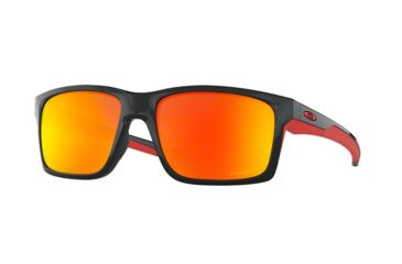 Image of Oakley Mainlink OO9264 Progressive Prescription Sunglasses, 61mm, Polished Black, OO9264-926446-61-PRO