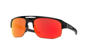 Image of Oakley OO9424F Mercenary A Sunglasses - Men's, Polished Black Frame, Prizm Ruby Lens, 68, OO9424F-942412-68