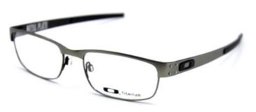 Image of Oakley Metal Plate 53mm Pewter Single Vision Prescription Eyeglasses OX5038-0253