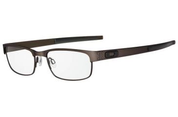 Image of Oakley Metal Plate Eyeglasses, Dark Brown OX5038-0455