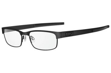 Image of Oakley Metal Plate Eyeglasses, Matte Black OX5038-0555
