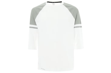 Image of Oakley Method 3/4 Raglan - Mens, White, Extra Large 434022-100-XL