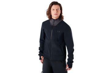 Image of Oakley Midlayer Softshell Jacket - Mens, Blackout, Medium, 461620-02E-M
