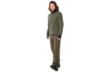 Image of Oakley Midlayer Softshell Jacket - Mens, Dark Brush, Large, 461620-86V-L