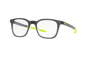 Image of Oakley MILESTONE 3.0 OX8093 Eyeglass Frames 809306-49 - Satin Grey Smoke Frame, Clear Lenses