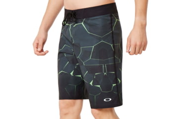 Image of Oakley Mirror Print Boardshort 21in - Mens, Dull Onyx, 32, 482589-27C-32