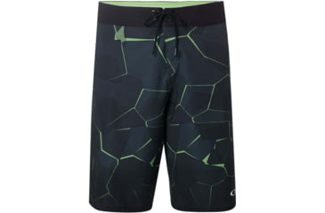 Image of Oakley Mirror Print Boardshort 21in - Mens, Dull Onyx, 32, 482589-27C-32