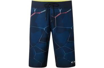 Image of Oakley Mirror Print Boardshort 21in - Mens, Electric Shade, 32, 482589-66X-32