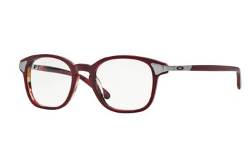 Image of Oakley MISLEAD OX1107 Progressive Prescription Eyeglasses 110705-48 - Red Mosaic Frame