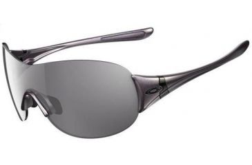 Image of Oakley Miss Conduct Graffiti Frame w/ Grey Lenses Sunglasses OO9123-05