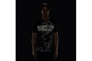 Image of Oakley Miu Evolve Short Sleeve Top - Mens, Jet Black Heather, Large 433559-01S-L