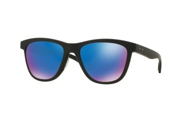 Image of Oakley MOONLIGHTER OO9320 Progressive Prescription Sunglasses OO9320-932011-53 - Lens Diameter 53 mm, Frame Color Matte Black