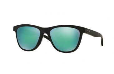 Image of Oakley MOONLIGHTER OO9320 Progressive Prescription Sunglasses OO9320-932012-53 - Lens Diameter 53 mm, Frame Color Matte Black