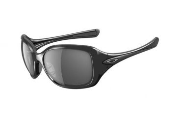Image of Oakley Necessity Sunglasses, Polished Black Frame, Grey Lens, Polarized OO9122-05