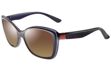 Image of Oakley News Flash Sunglasses - Tortoise Dusk Frame and Dark Brown Gradient Lens OO2025-03