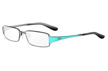 Image of Oakley Noteworthy 50mm Black Chrome Eyeglass Frames w/ Blank Lenses OX3094-0250