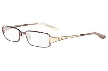 Image of Oakley Noteworthy 50mm Polished Chocolate Progressive Vision Prescription Eyeglasses OX3094-0450