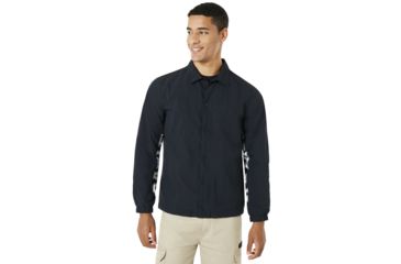 Image of Oakley Nylon Icon Coach Jacket - Mens, Blackout, Extra Large 412566-02E-XL