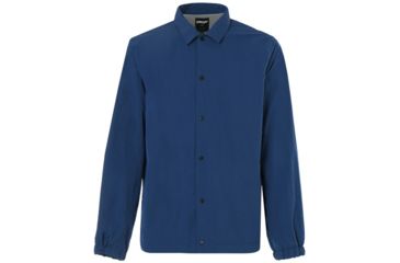 Image of Oakley Nylon Icon Coach Jacket - Mens, Dark Blue, Medium, 412566-609-M