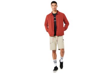 Image of Oakley Nylon Icon Coach Jacket - Mens, Iron Red, 2XL, 412566-80U-XXL