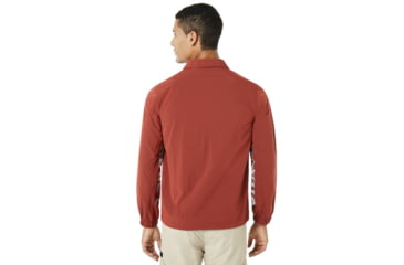Image of Oakley Nylon Icon Coach Jacket - Mens, Iron Red, Medium, 412566-80U-M