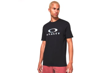 Image of Oakley O Bark 2.0 T-Shirt - Mens, Black/Camo Grey, Large, FOA402167-9AC-L