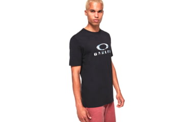 Image of Oakley O Bark 2.0 T-Shirt - Mens, Black/Camo Grey, Large, FOA402167-9AC-L