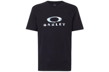 Image of Oakley O Bark 2.0 T-Shirt - Mens, Black/Camo Grey, Large, FOA402167-9AC-L