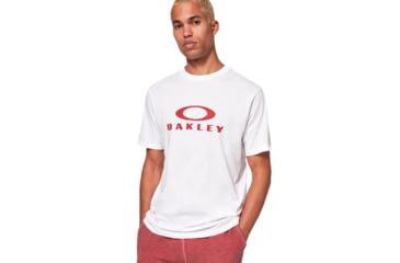 Image of Oakley O Bark 2.0 T-Shirt - Mens, White, Large, FOA402167-100-L