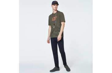 Image of Oakley O-Grip Logo Short Sleeve Tee - Mens, New Dark Brush, 2XL, FOA400577-86L-XXL