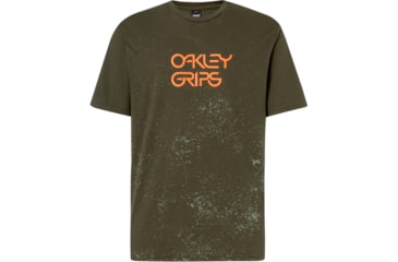 Image of Oakley O-Grip Logo Short Sleeve Tee - Mens, New Dark Brush, 2XL, FOA400577-86L-XXL