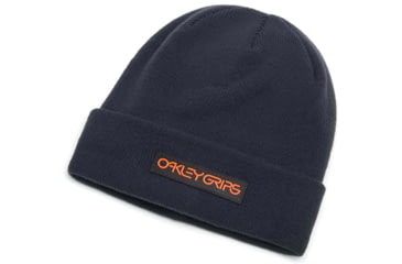 Image of Oakley O-Grip Patch Beanie - Mens, Foggy Blue, One Size, FOS900123-6FB-U