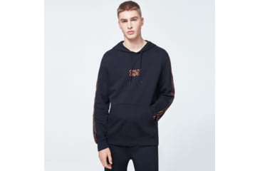 Image of Oakley O-Grip Tape Hooded Fleece - Mens, Blackout, Extra Large, FOA400574-02E-XL