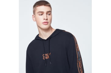 Image of Oakley O-Grip Tape Hooded Fleece - Mens, Blackout, Extra Large, FOA400574-02E-XL