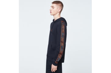 Image of Oakley O-Grip Tape Hooded Fleece - Mens, Blackout, Extra Large, FOA400574-02E-XL