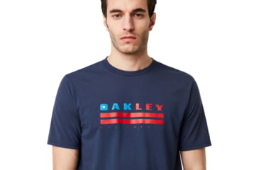 Image of Oakley Oakley California Tee - Mens, Foggy Blue, Large, 457551-6FB-L