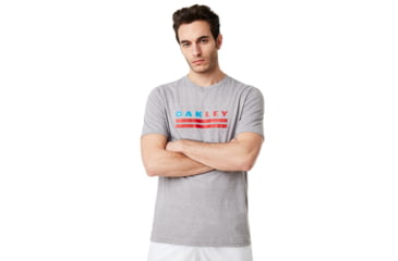 Image of Oakley Oakley California Tee - Mens, Granite Heather, Medium, 457551-24L-M