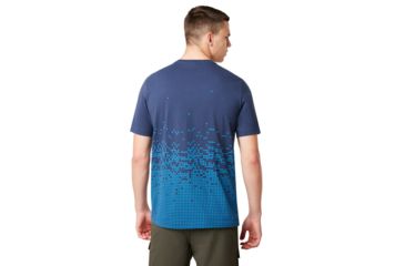 Image of Oakley Digital Tee - Mens, Foggy Blue, Large, 457926-6FB-L
