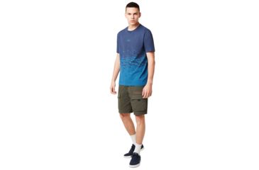 Image of Oakley Digital Tee - Mens, Foggy Blue, Large, 457926-6FB-L