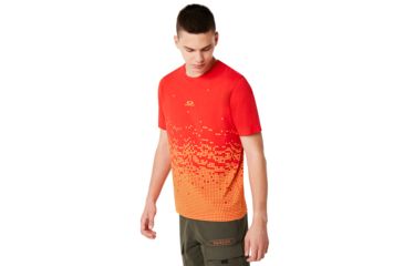 Image of Oakley Digital Tee - Mens, High Risk Red, Medium, 457926-43A-M