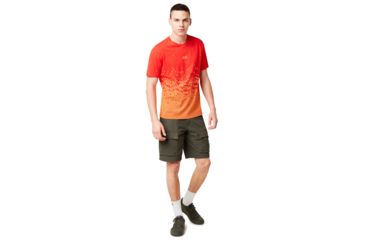 Image of Oakley Digital Tee - Mens, High Risk Red, Medium, 457926-43A-M
