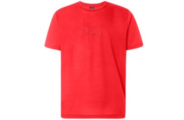 Image of Oakley Oakley Embroideried Tee - Mens, High Risk Red, Extra Large, 457863-43A-XL