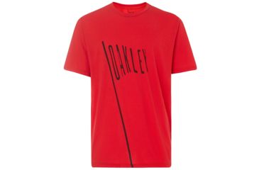Image of Oakley Flag Up Tee - Mens, Red Line, 2XL, 457542-465-XXL