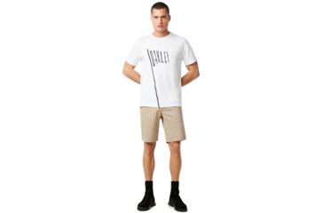 Image of Oakley Flag Up Tee - Mens, White, 2XL, 457542-100-XXL