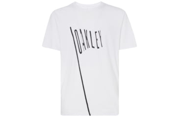 Image of Oakley Flag Up Tee - Mens, White, Medium, 457542-100-M