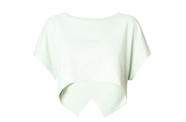 Image of Oakley Luxe Crop Top - Women's, Aqua Foam, Small/Medium, 532346-7B4-S/M