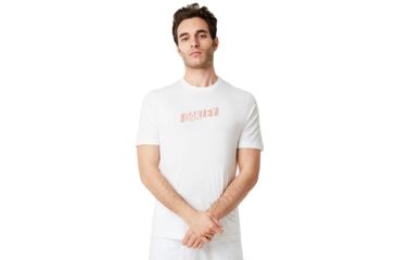 Image of Oakley Oakley Rise Up Tee - Mens, White, 2XL, 457547-100-XXL