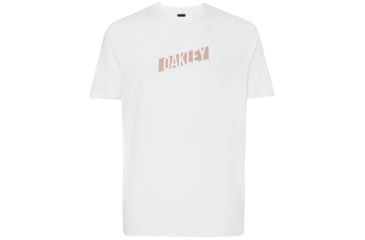 Image of Oakley Oakley Rise Up Tee - Mens, White, Large, 457547-100-L